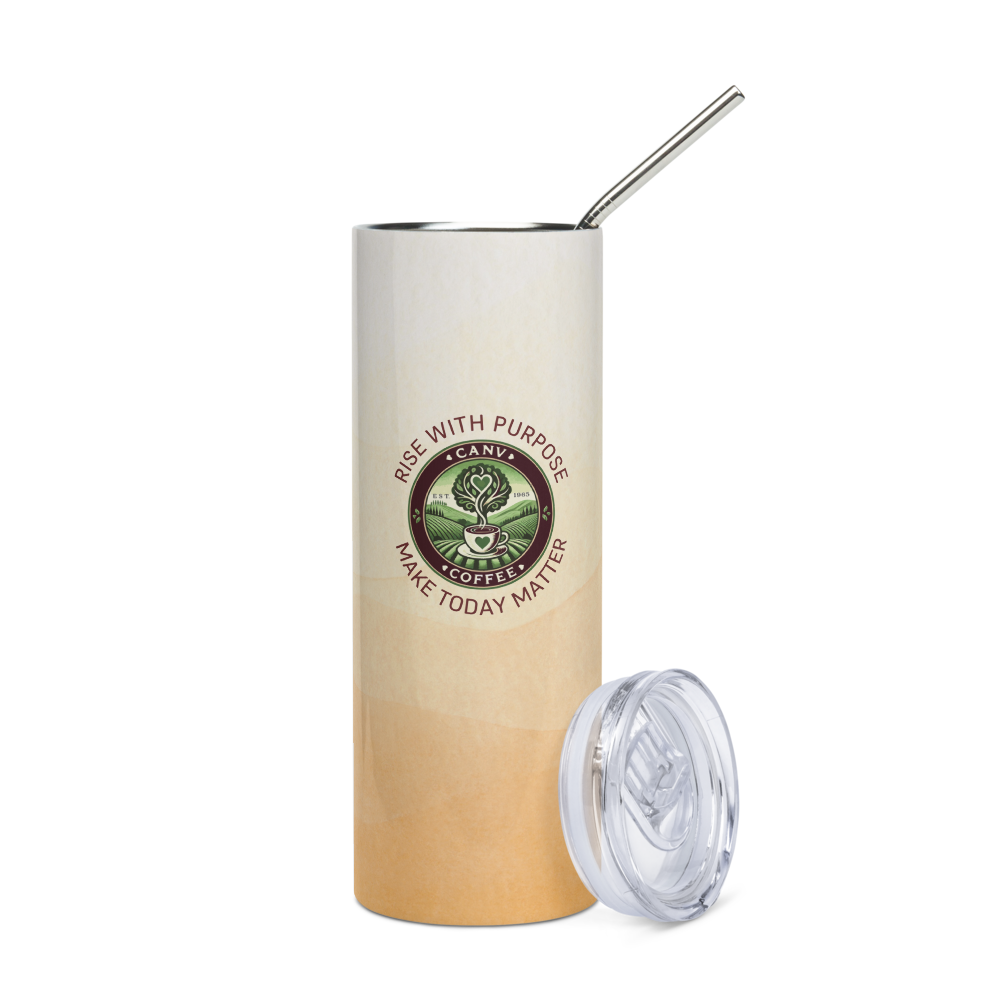 CANV Coffee Stainless steel tumbler "Rise With Purpose" Edition