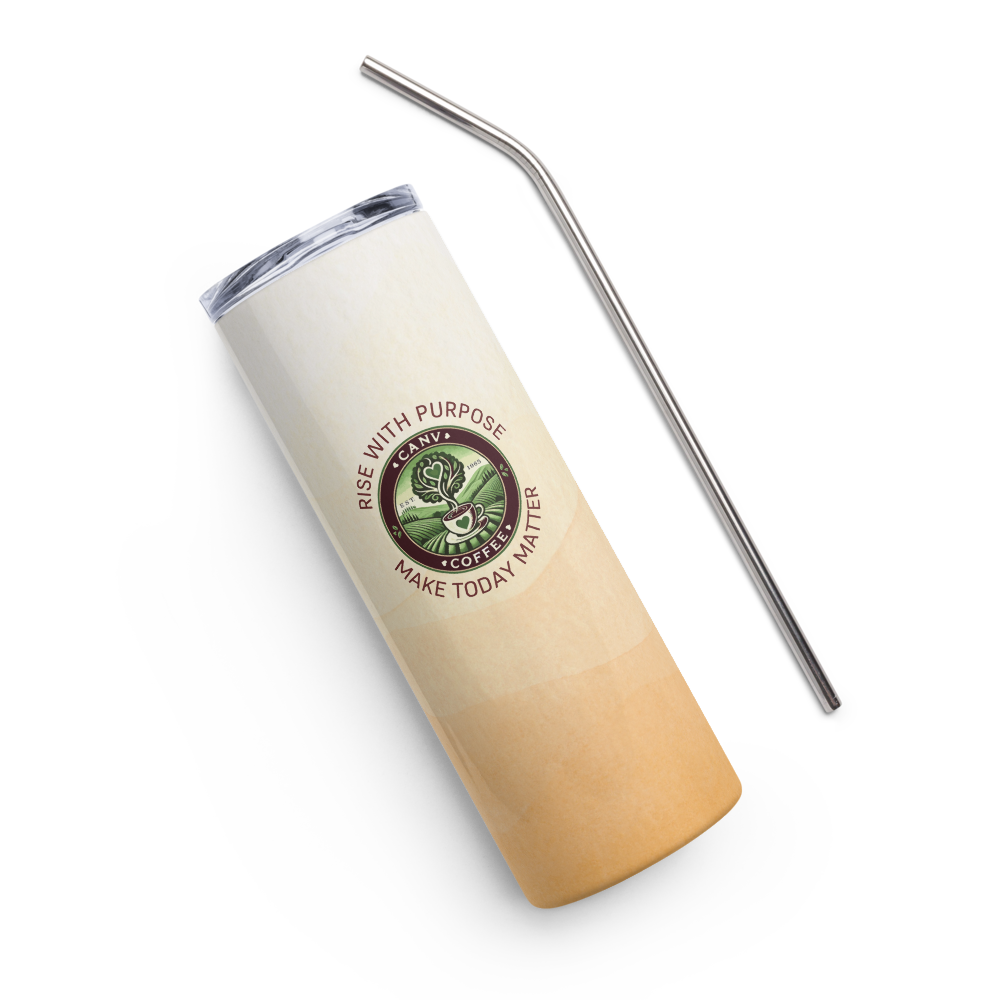 CANV Coffee Stainless steel tumbler "Rise With Purpose" Edition