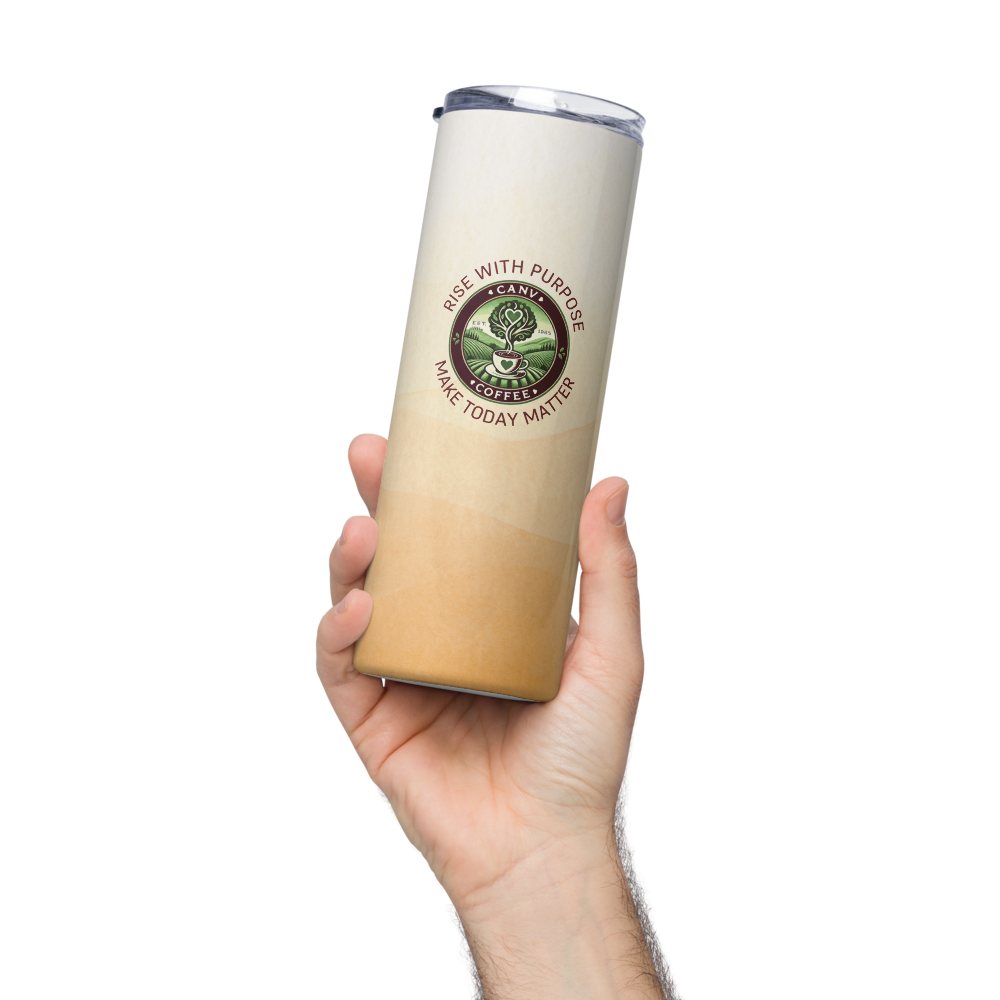 CANV Coffee Stainless steel tumbler "Rise With Purpose" Edition