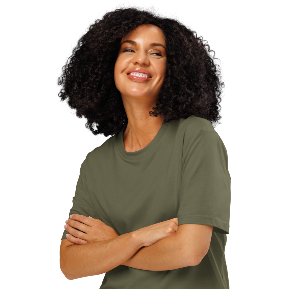 “Good People Make Great Valleys” Unisex organic ribbed neck t-shirt